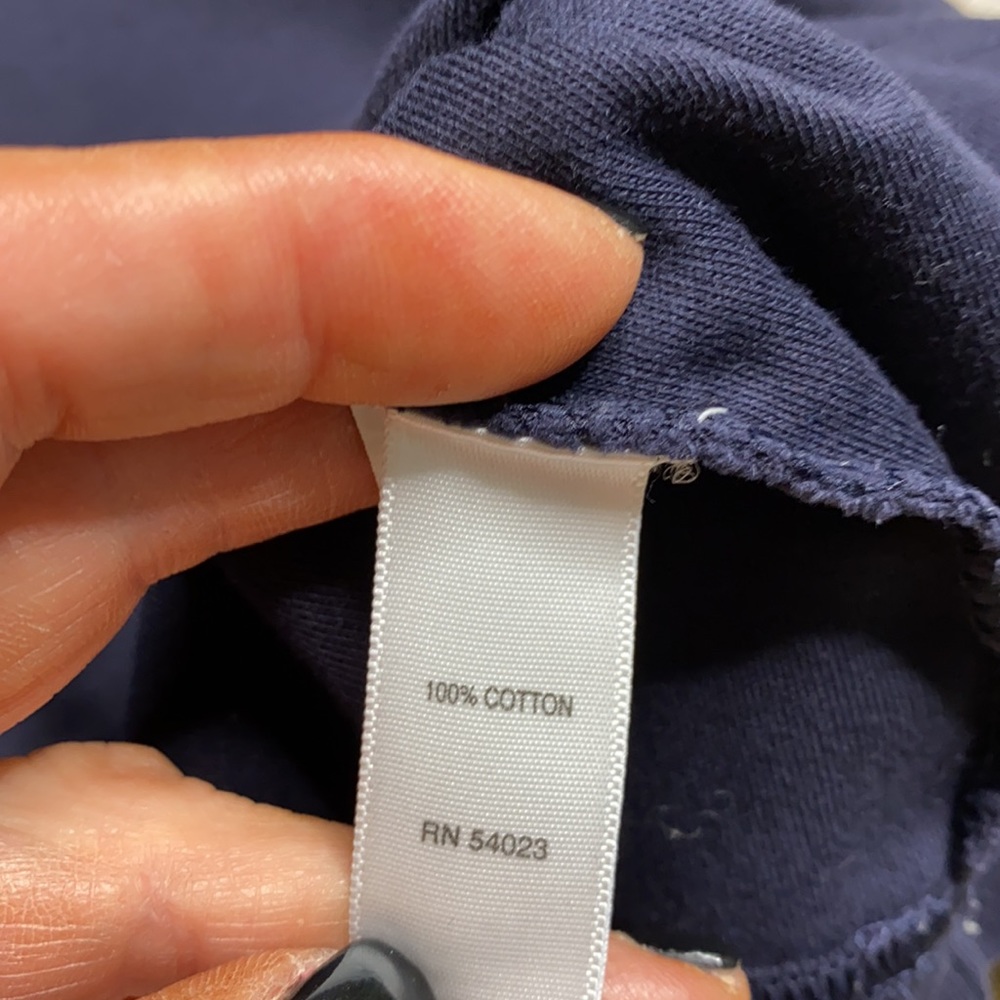 Men’s Banana Republic navy snap front knit shirt - Picture 10 of 11